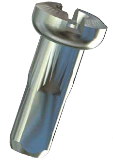 Messing - Polyax - Nippel 14 mm silber - 3000 Stück