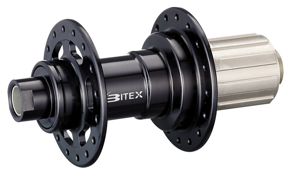 Bitex Hinterradnabe BX101R 32 Loch schwarz M12*135 mm